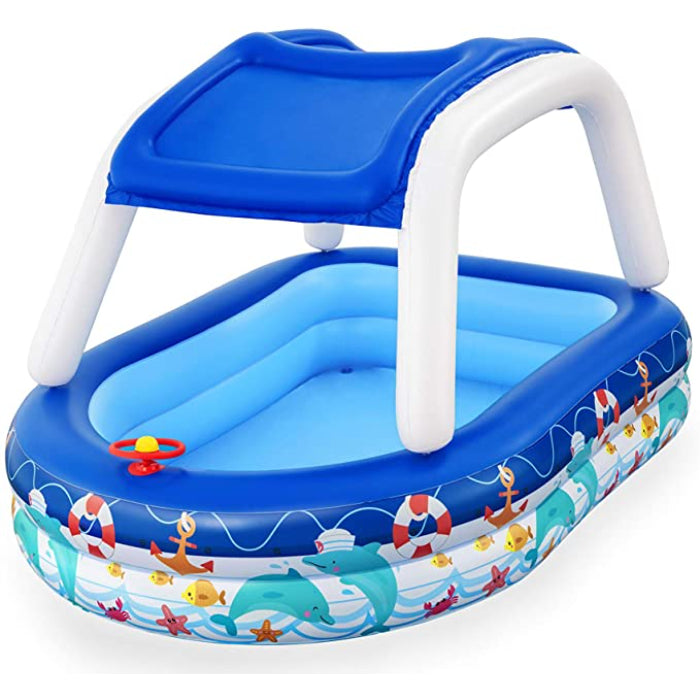 BESTWAY SWIMMING POOL L-7FT W-7FT H-55"