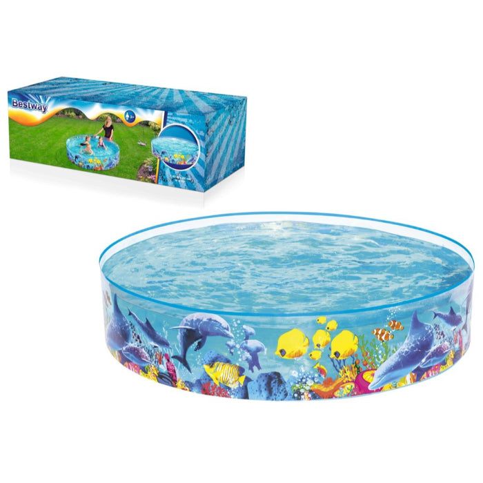 BESTWAY SWIMMING POOL L-6FT H-15"