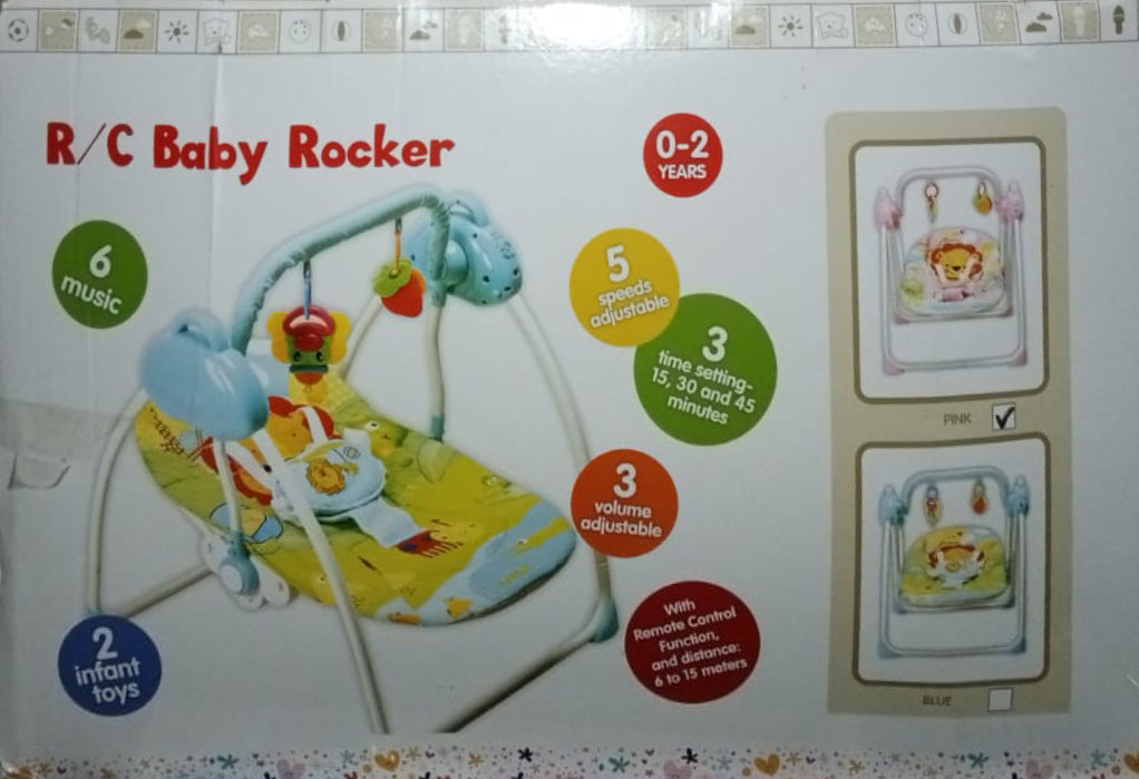 Baby Auto Electric Swing Pink