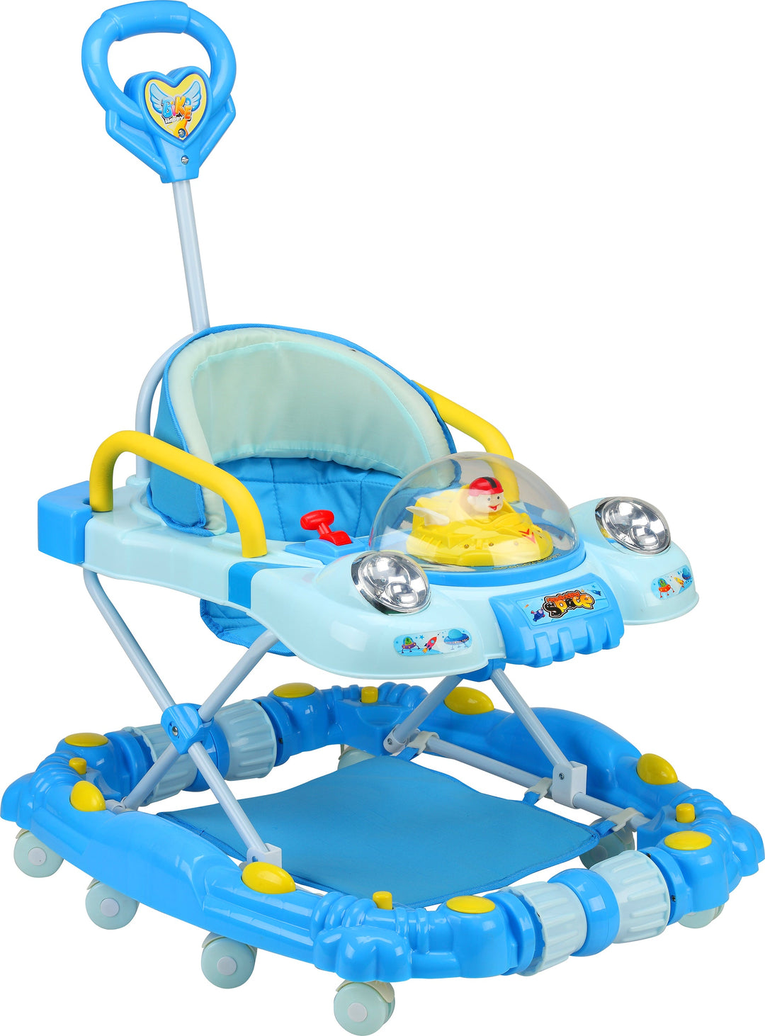 2-in-1 Baby Walker with Handle